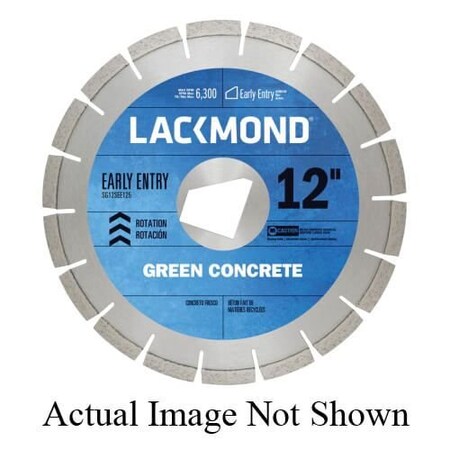 Lackmond Diamond Saw Blade, Early Entry Laser Weld Segmented, Series PRO, 10 Blade Dia, WetDry, 10 mm Se SG10095SEEA